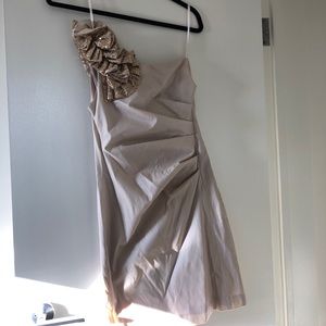 LIKE NEW one shoulder cocktail dress